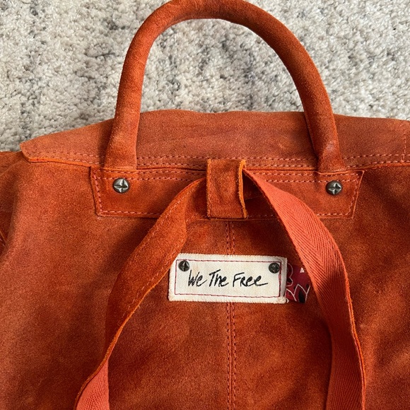 Free People Paris Convertible Backpack / Crimson - Picture 7 of 14